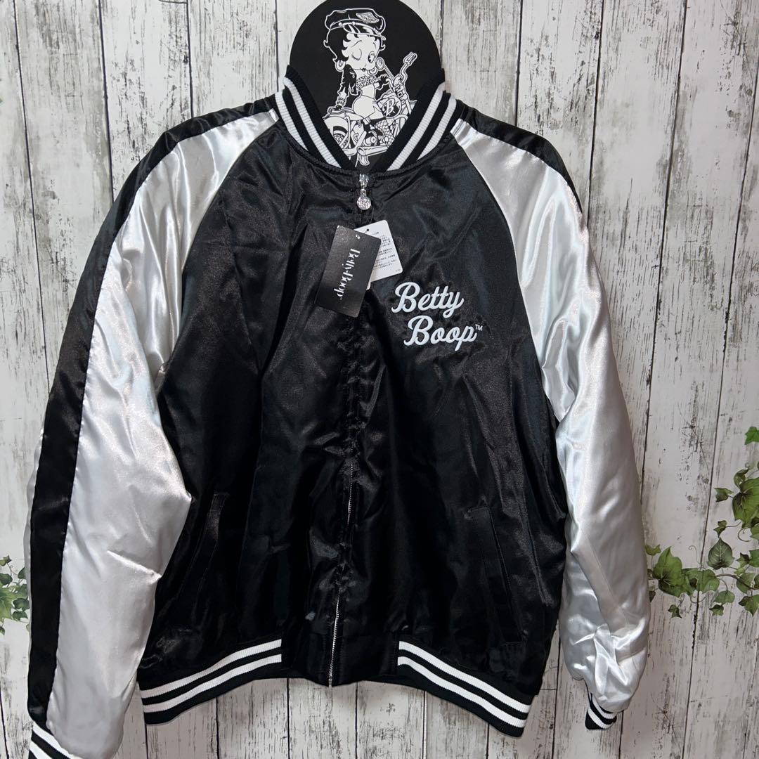 ベティブープ　ベティちゃんスカジャン　刺繍　メンズ　アウター　LL