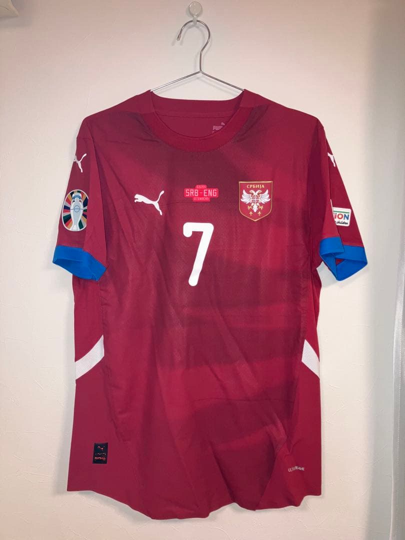 支給品セルビア代表ブラホビッチ選手支給品ユニフォーム　PUMAユーロ予選