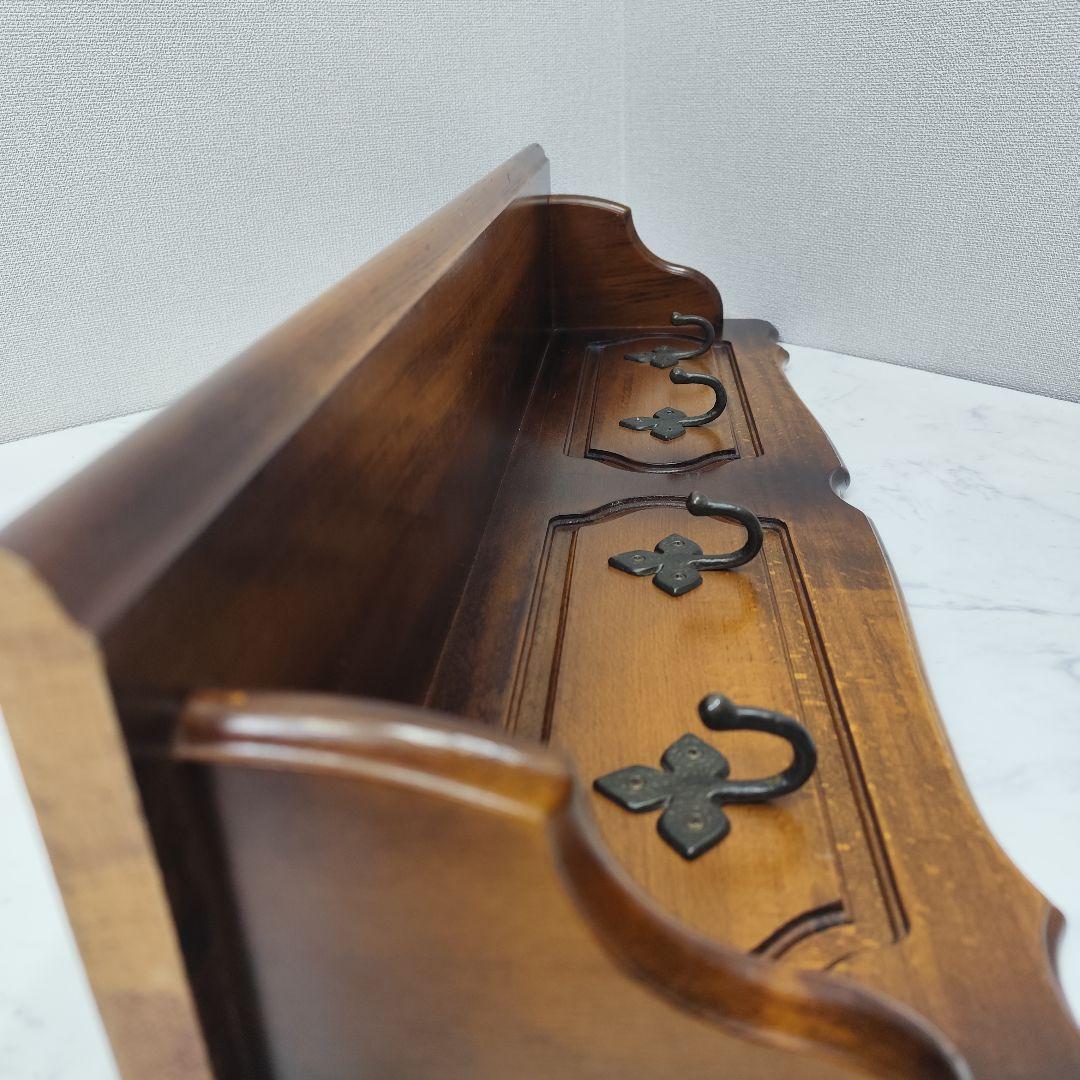 家具 カリモク 壁掛け ウォールフック ハンガー アンティーク