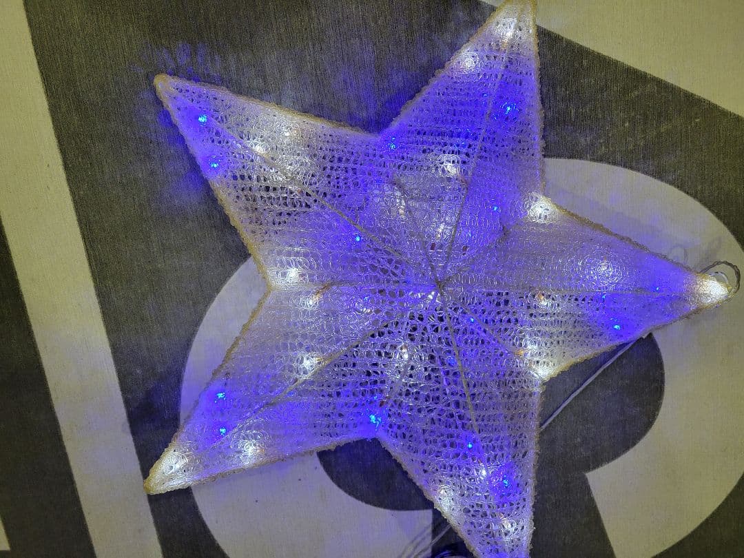 星型☆イルミネーションライト LEDクリスタル