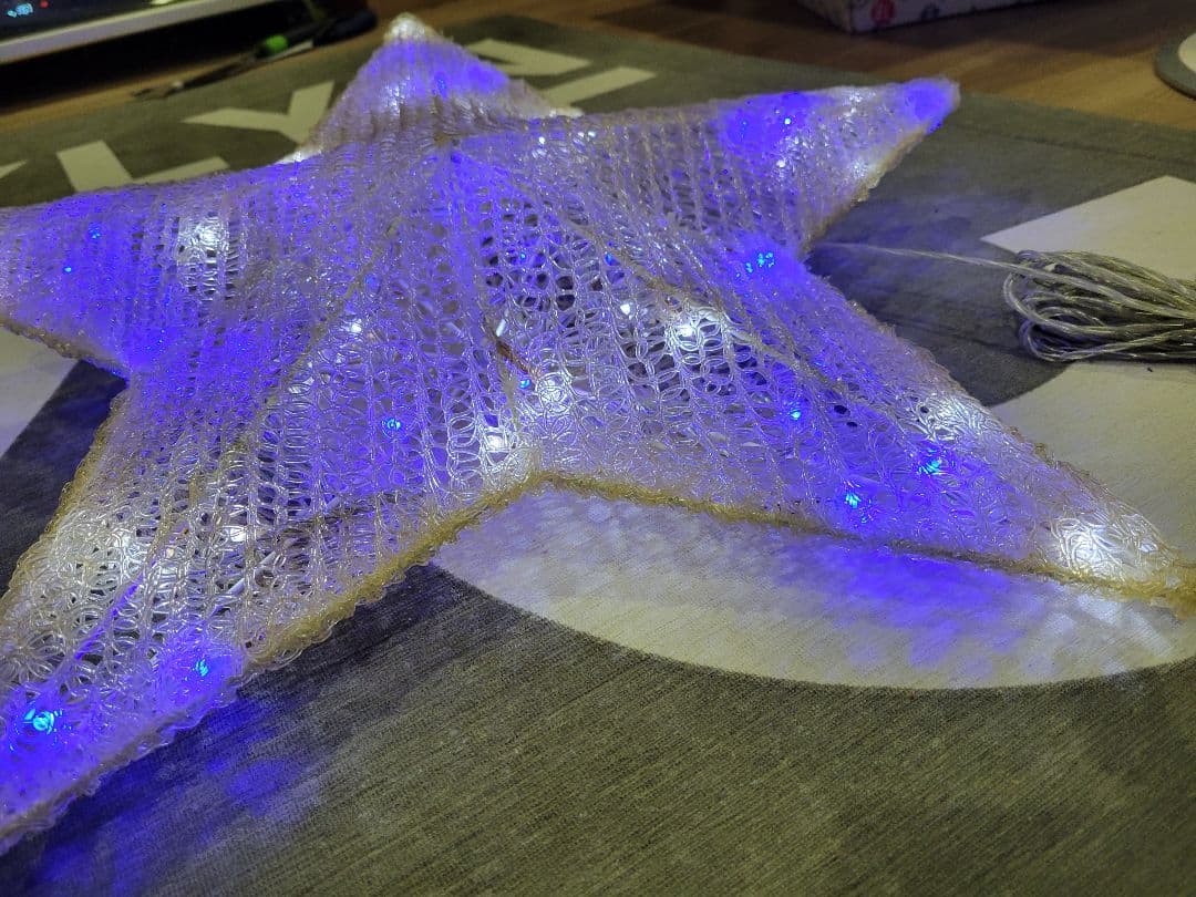 星型☆イルミネーションライト LEDクリスタル