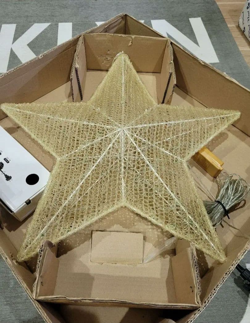 星型☆イルミネーションライト LEDクリスタル