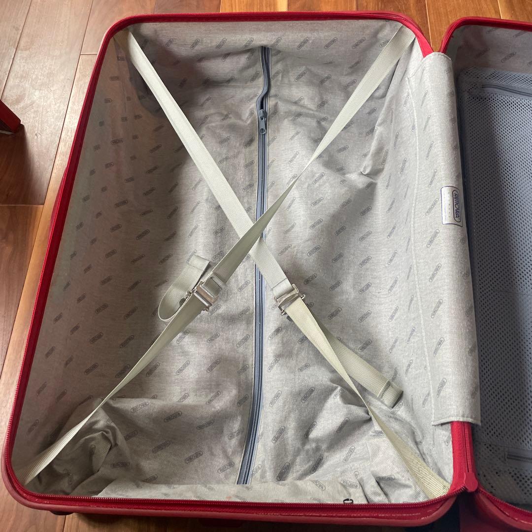 お探しの方　廃盤　リモワ　サルサ赤　63L