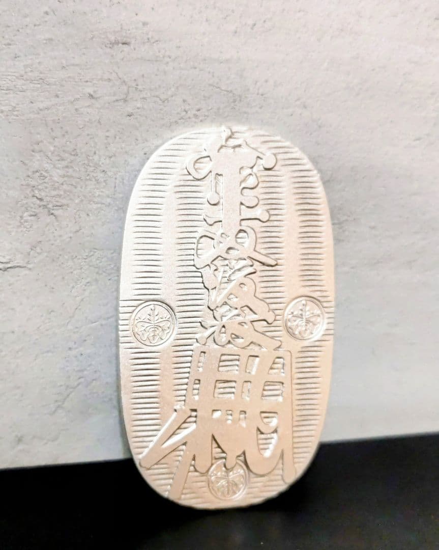 純銀製　慶長小判　30ｇ　造幣局検定マーク入り　高級桐箱付き