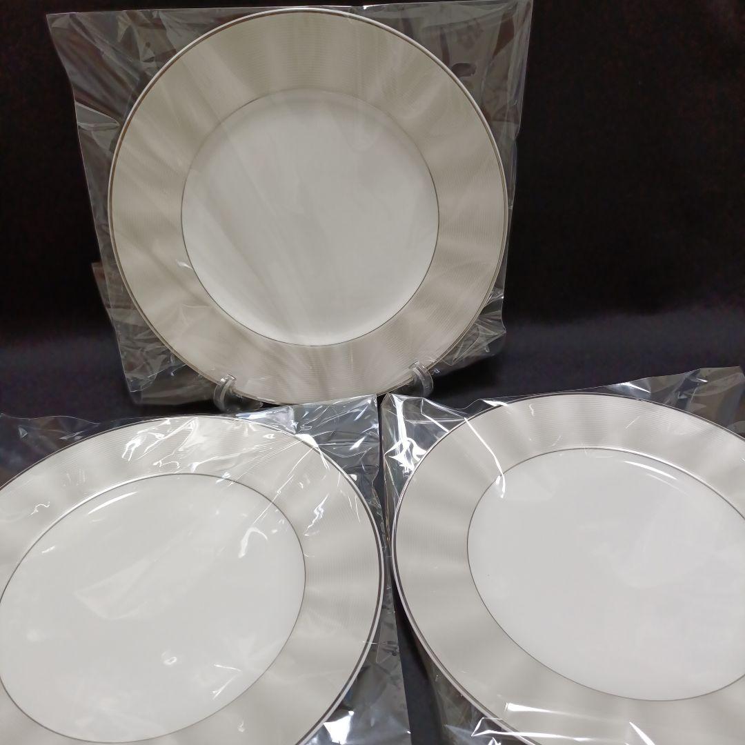 【未使用】NIKKO　ニッコー エリートモダン プレート シルバー ２４ｃｍ