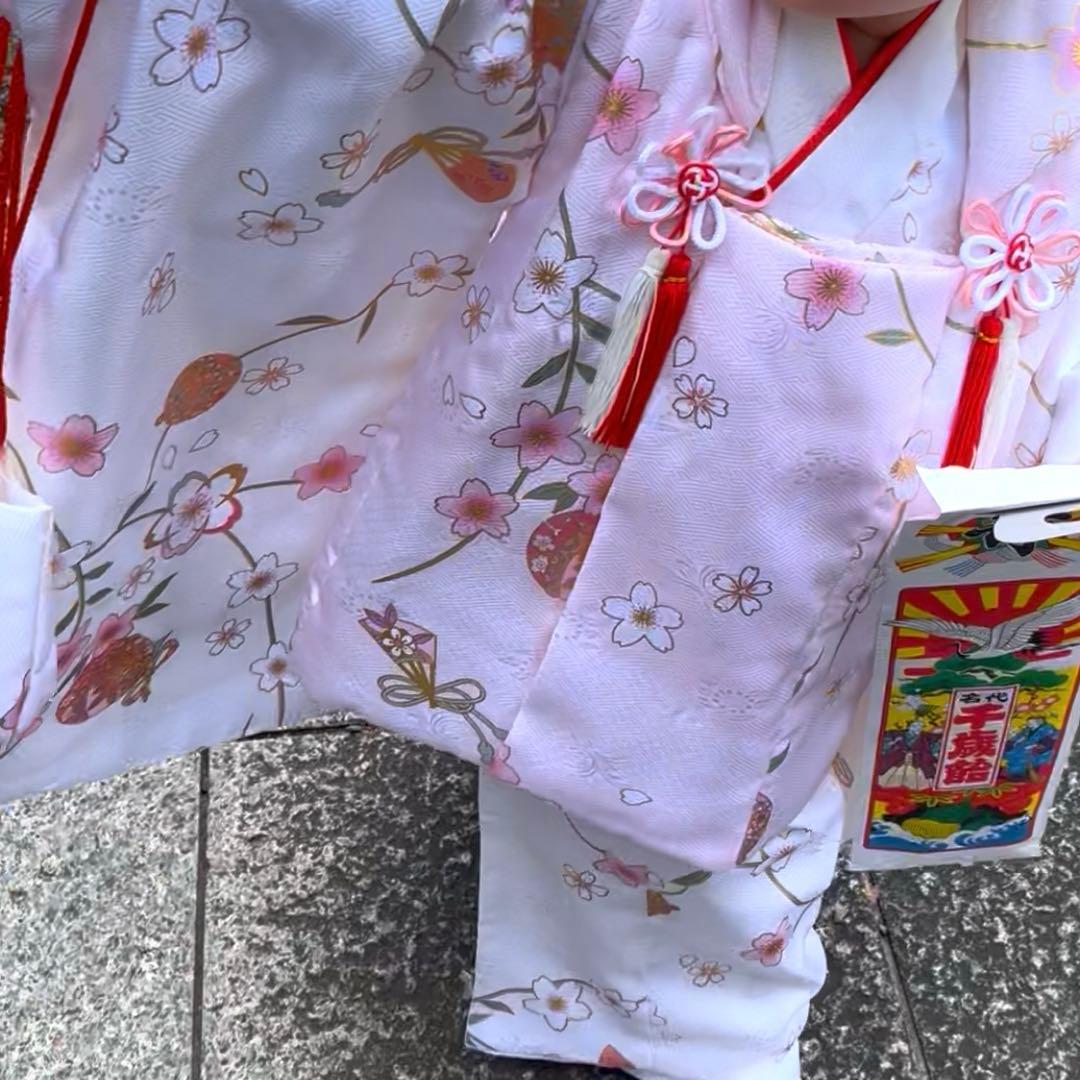 KYOETSU 七五三 ３歳 女の子 被布セット 9点フルセット