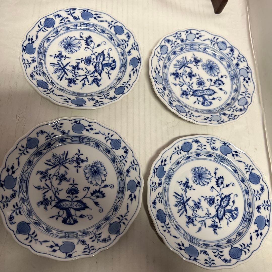 マイセン　ブルーオニオン　プレート7枚