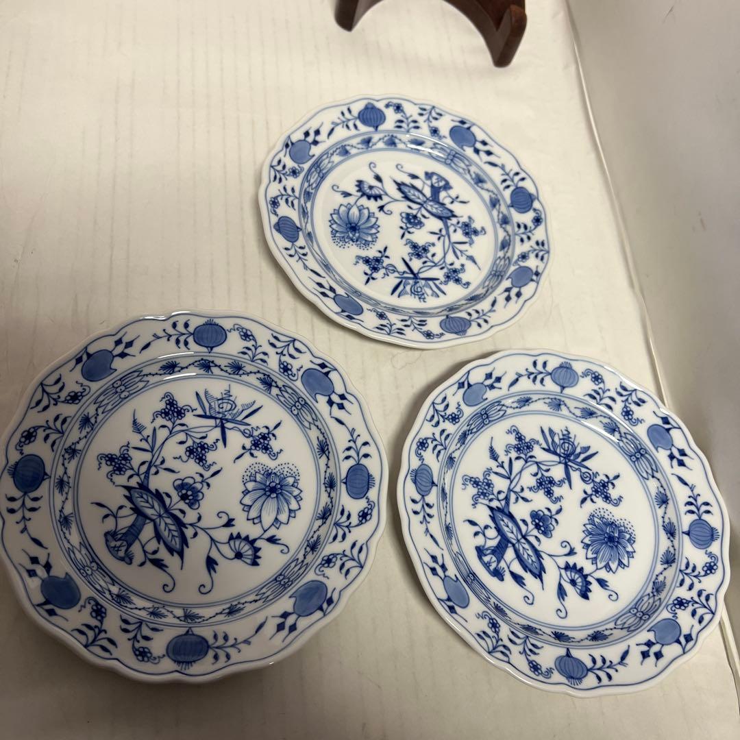 マイセン　ブルーオニオン　プレート7枚