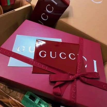 ❤極美品箱付き❤GUCCI マフラー ストール スカーフ❤ストライプ❤ベージュ