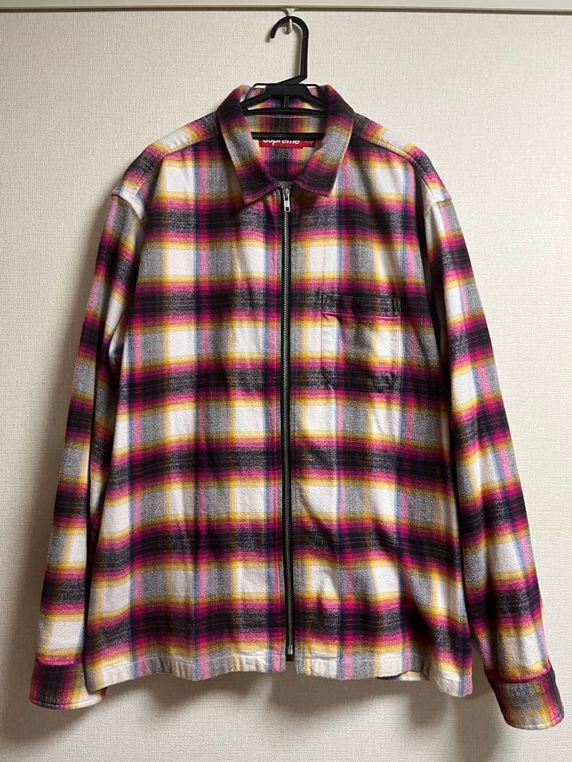 トップス Supreme Shadow Plaid Flannel Shirt