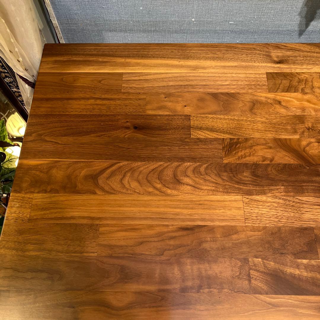 Sale 無印良品　ウォールナット材無垢　引き出し付き　コンパクトテーブル