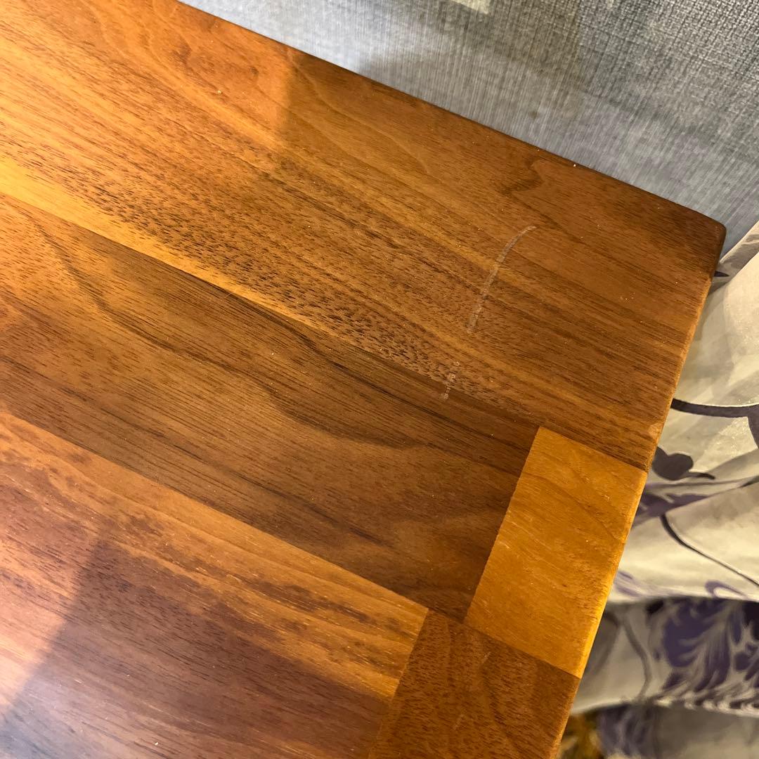 Sale 無印良品　ウォールナット材無垢　引き出し付き　コンパクトテーブル