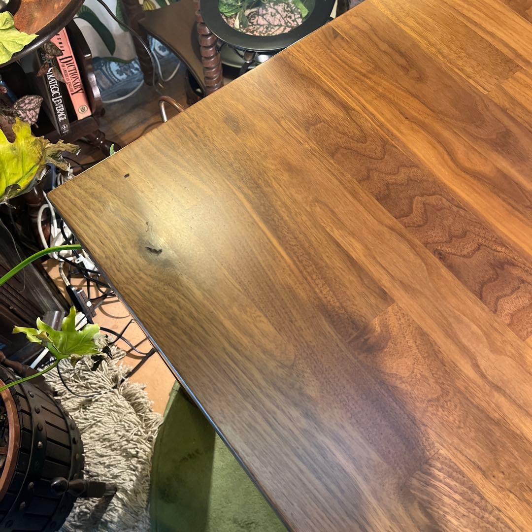 Sale 無印良品　ウォールナット材無垢　引き出し付き　コンパクトテーブル