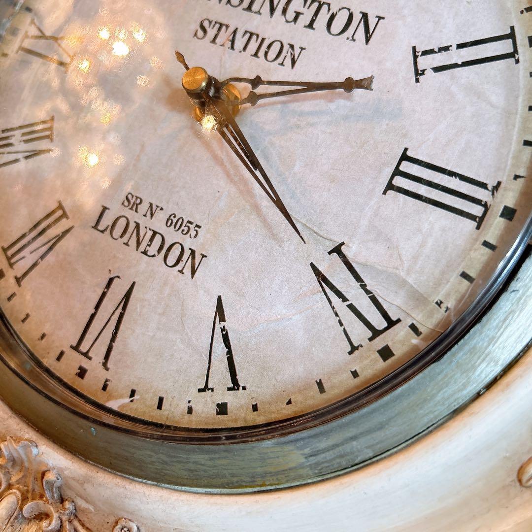 フレンチアンティーク調 ウォールデコレーション クロック 壁掛け時計 HW