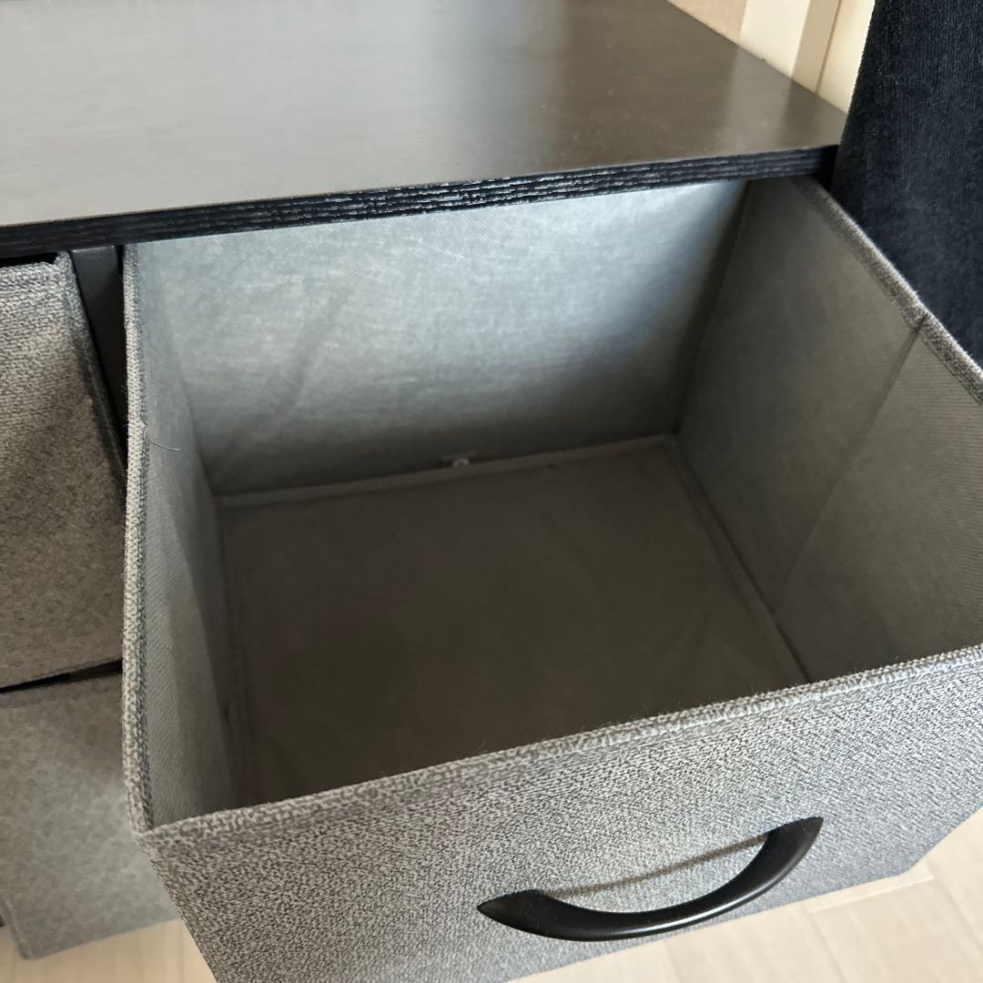 黒の6段チェスト