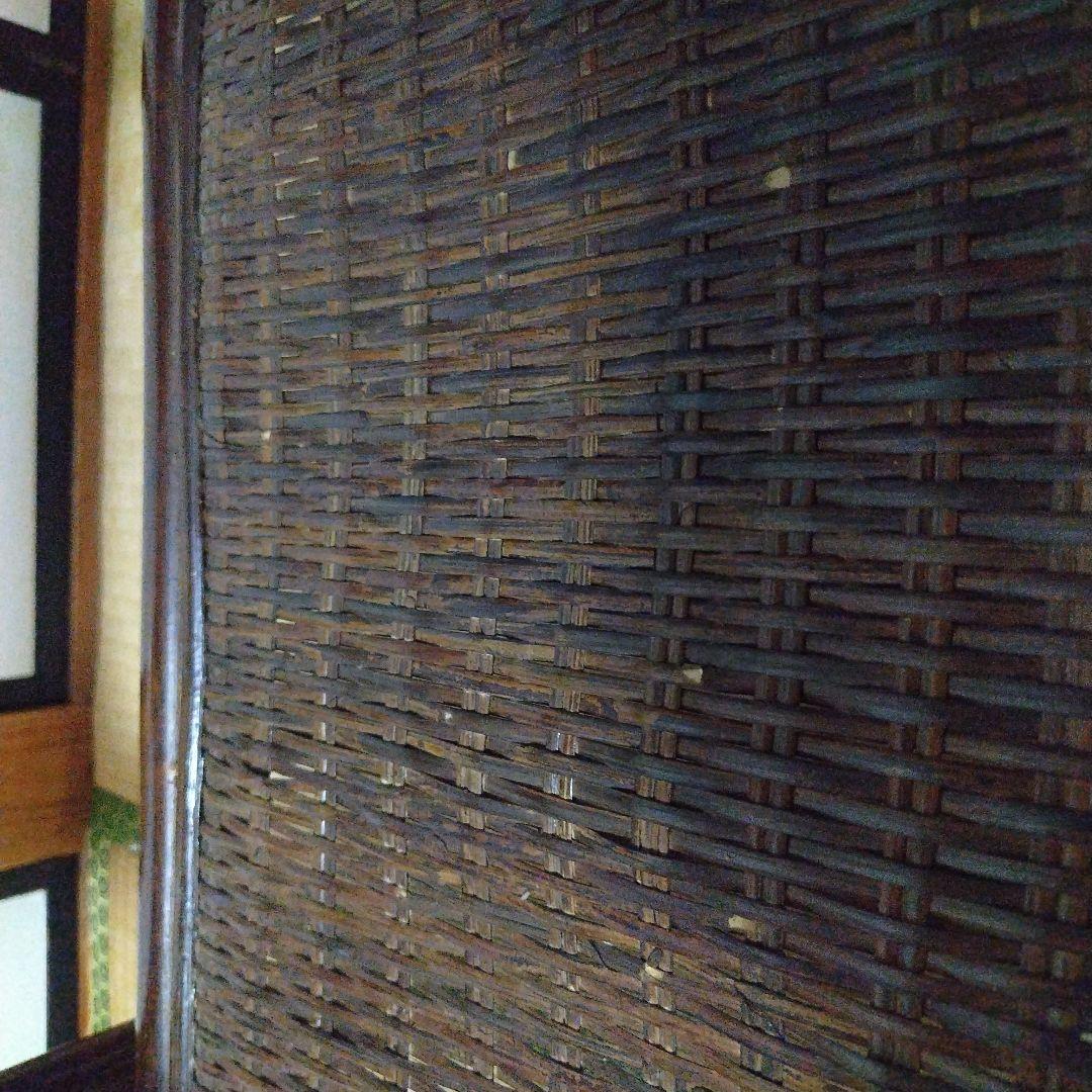 ガラス天板ラタンテーブル 長方形