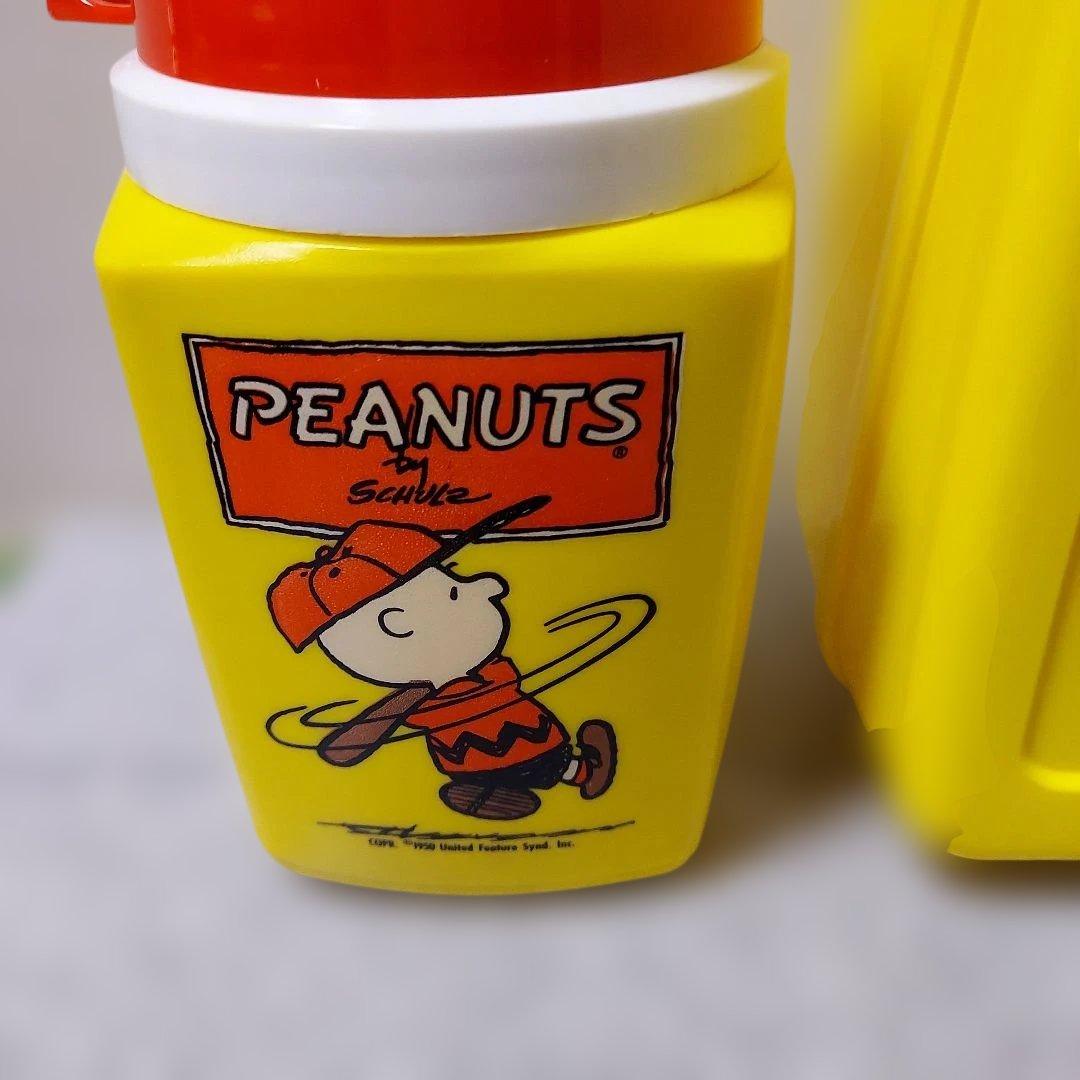 サーモスPEANUTS スヌーピー昭和レトロランチボックスオリジナル水筒セット