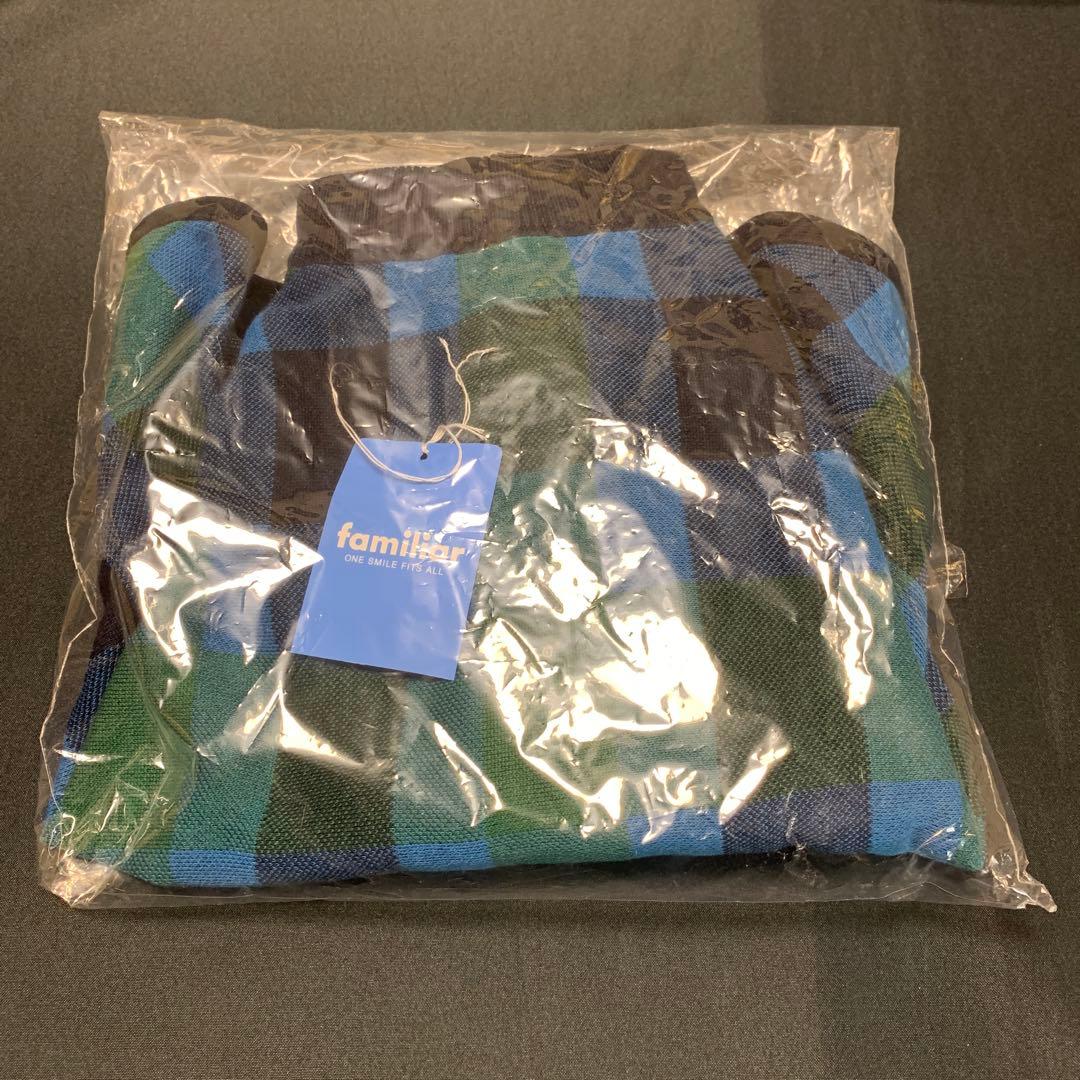 familiar ファミリア　ニット地　スカート　定番チェック　150