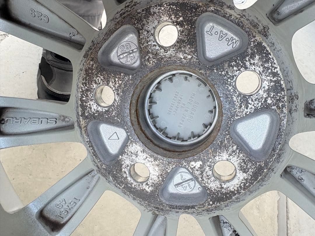 ひろ①195/65R15 24年38週製インプレッサ純正　pcd100