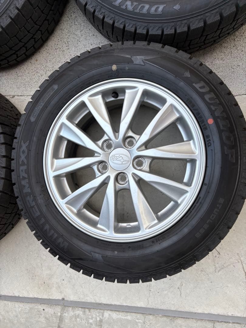 ひろ①195/65R15 24年38週製インプレッサ純正　pcd100