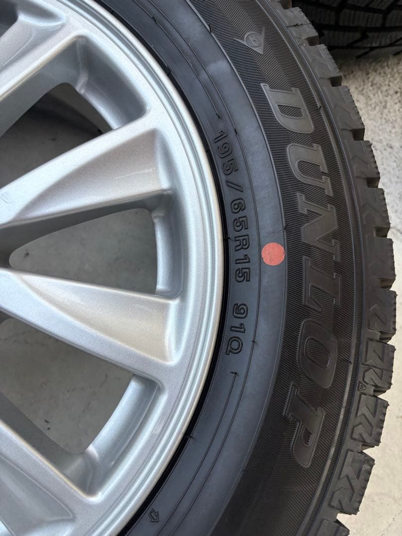 ひろ①195/65R15 24年38週製インプレッサ純正　pcd100