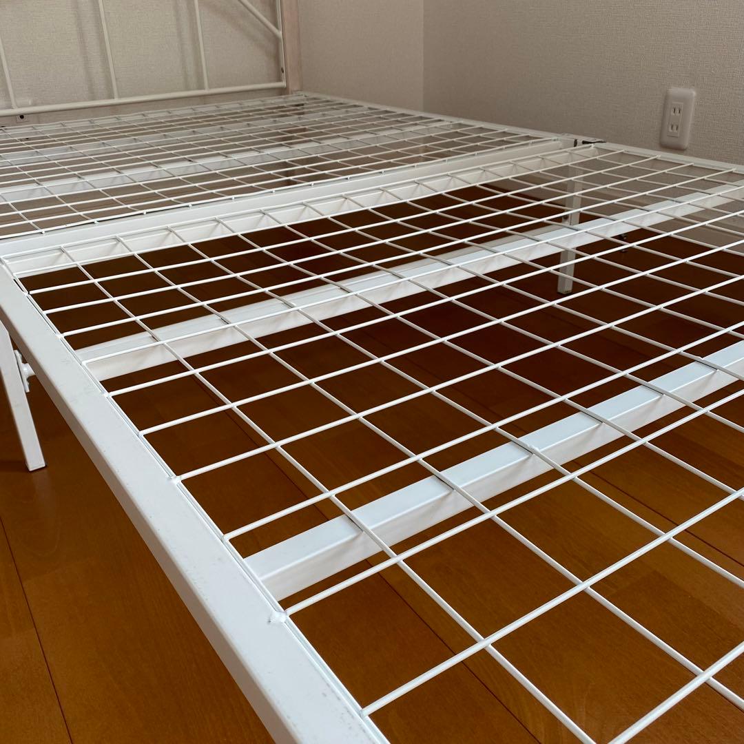 ニトリ　アイアンフレーム　ベッド　シングルベッド