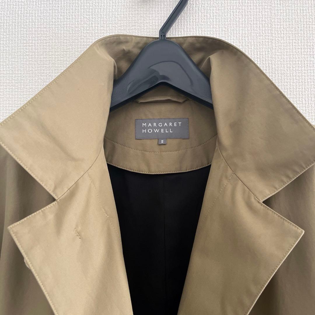 美品2025マーガレットハウエル コート コットン撥水 ウールライナー付 13万