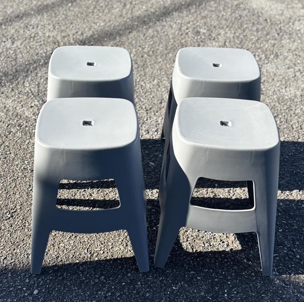 ☆送料無料☆ 東谷 / スツール / 軽量 / 4脚セット / 傷有り