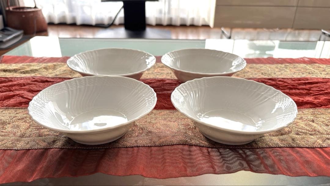 新品　リチャードジノリ ベッキオホワイト フルーツソーサー 15cm 4枚