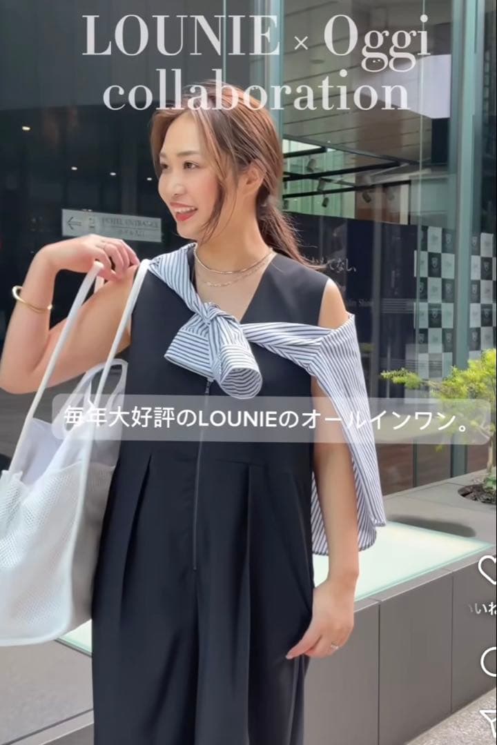 ルーニィ⭐️ 【Oggiコラボ】フロントファスナーオールインワン