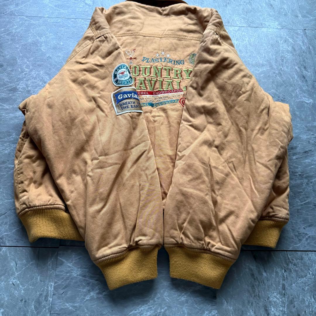 GAVIAL 短丈　ドリズラージャケット　裏地チェック　ヴィンテージ