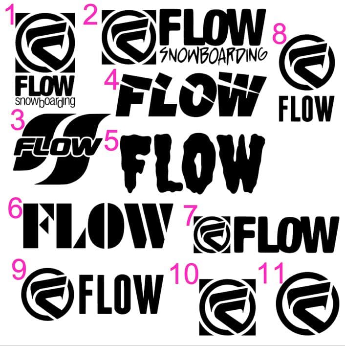 FLOW　フロー　ステッカー
