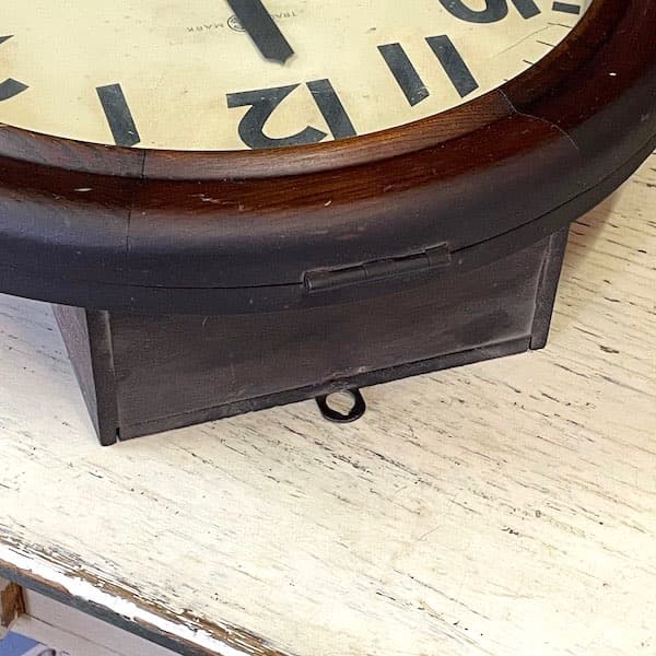 昭和レトロ　AICHITOKEI ビンテージ　かけ時計　ゼンマイ式　柱時計