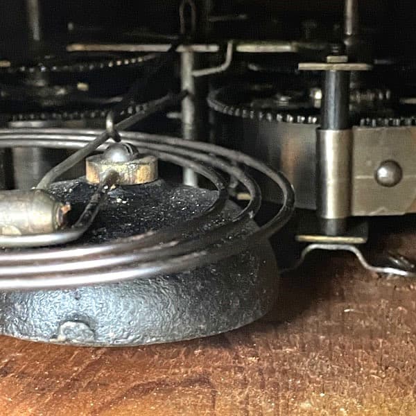 昭和レトロ　AICHITOKEI ビンテージ　かけ時計　ゼンマイ式　柱時計