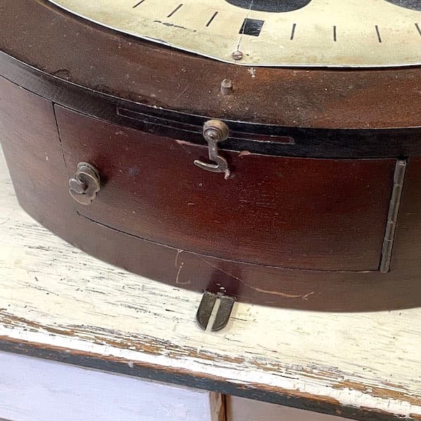 昭和レトロ　AICHITOKEI ビンテージ　かけ時計　ゼンマイ式　柱時計