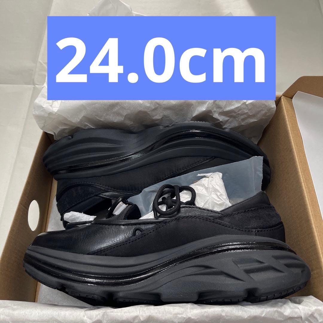 靴 Hoka Bondi Mary Jane Black 24cm US6