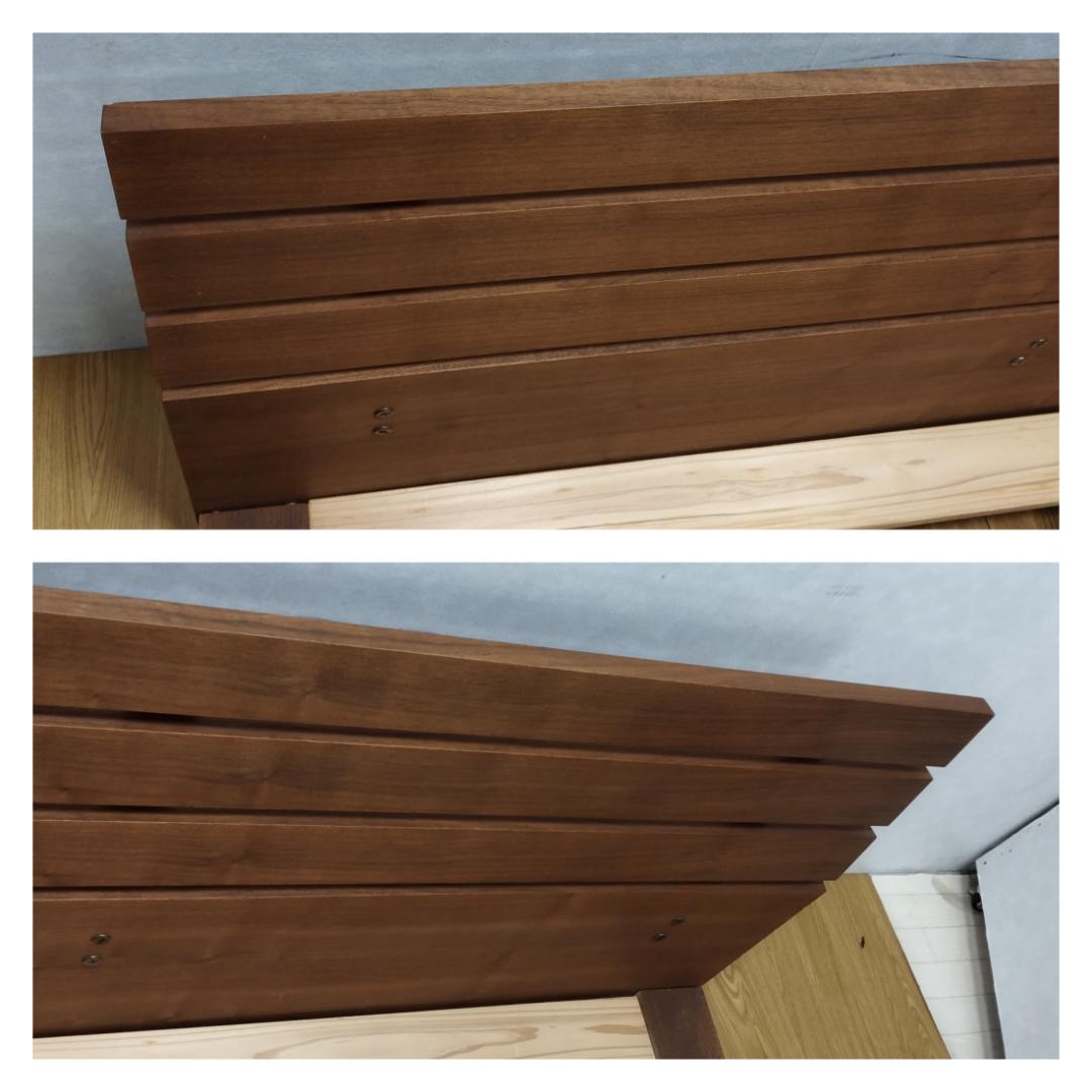 T♢804 アクタス ダブルベッド FB2 ベッドラダー 地域限定組立送料無料