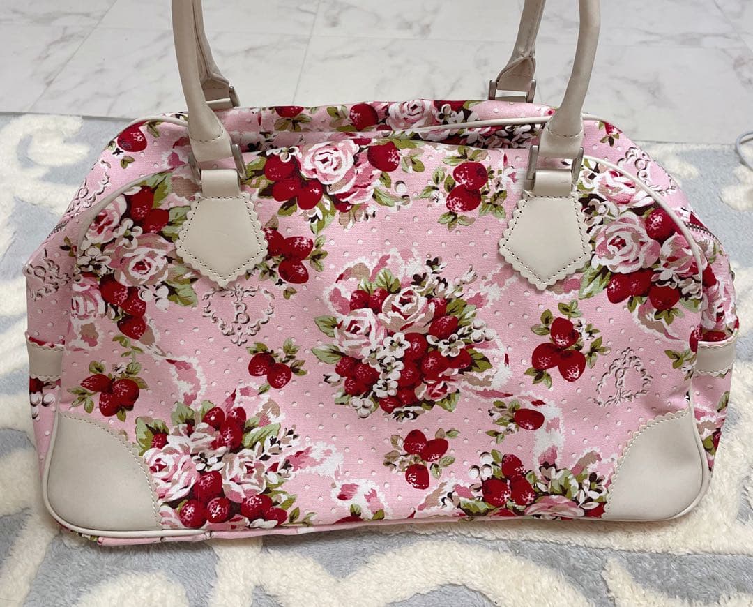 BABY シュガーブーケ柄 ボストンバッグ