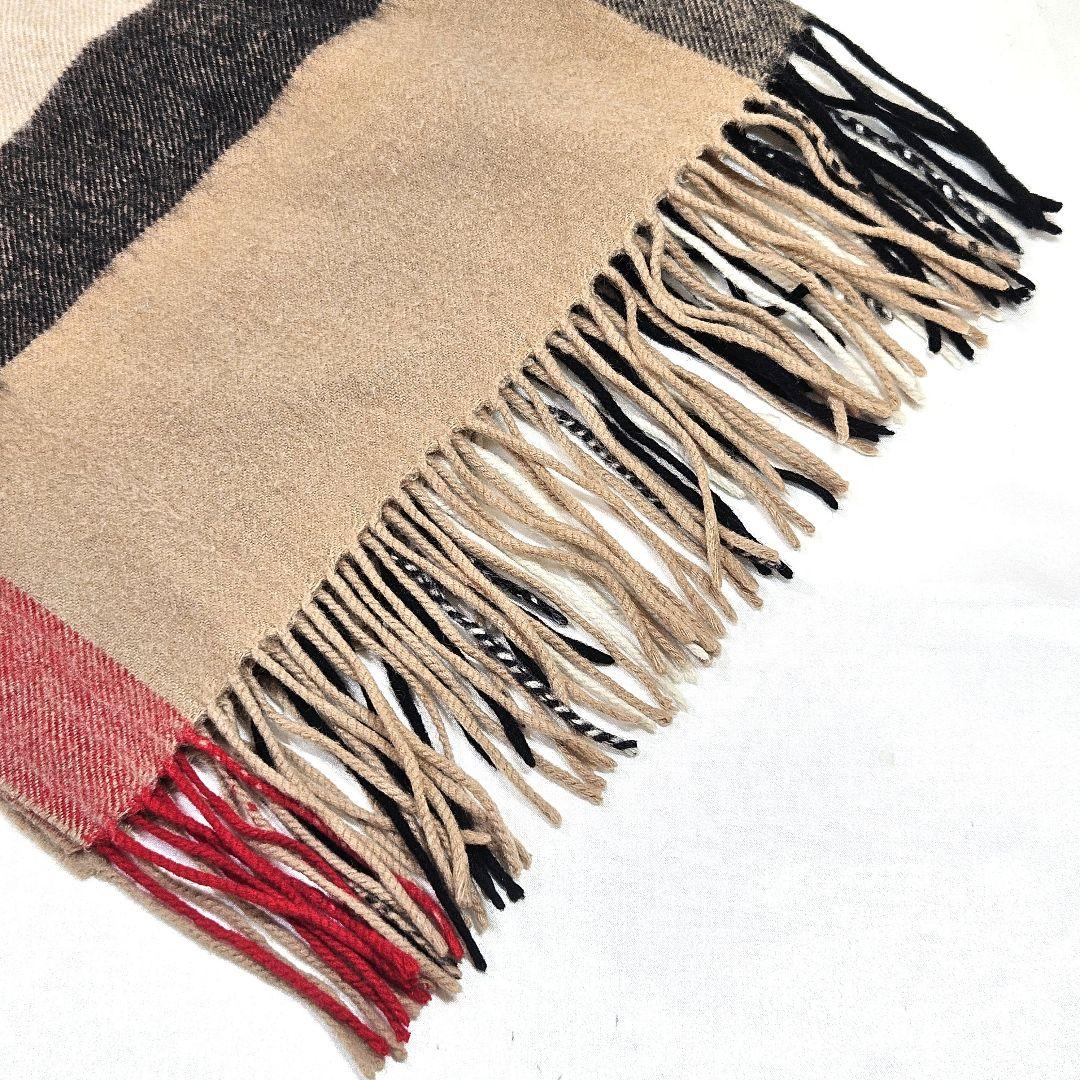 BURBERRY バーバリー チェック カシミヤ ウール ストール マフラー