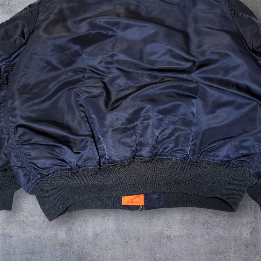 未使用級✨アルファインダストリーズ MA-1 ネイビー 5L 大きいサイズ