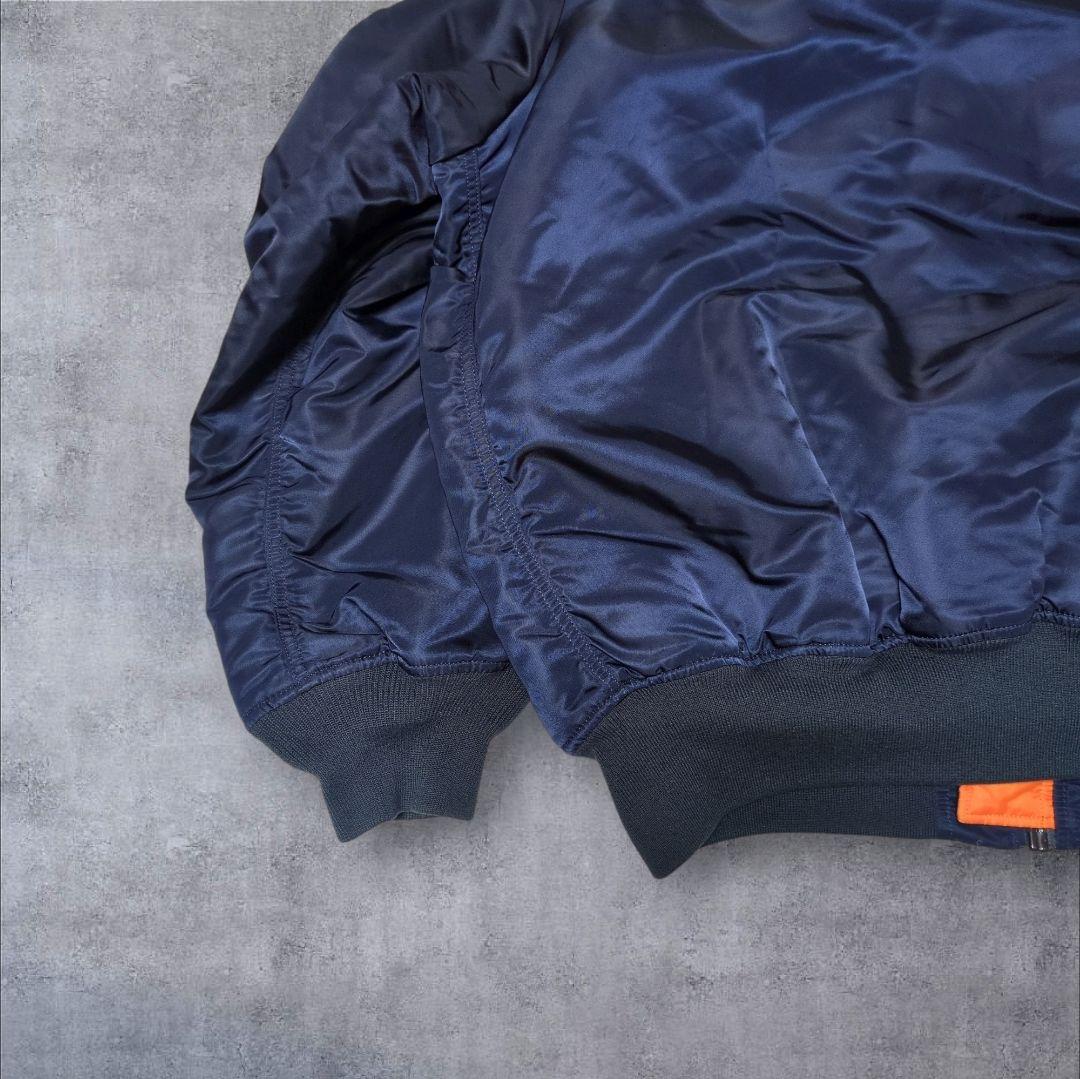 未使用級✨アルファインダストリーズ MA-1 ネイビー 5L 大きいサイズ