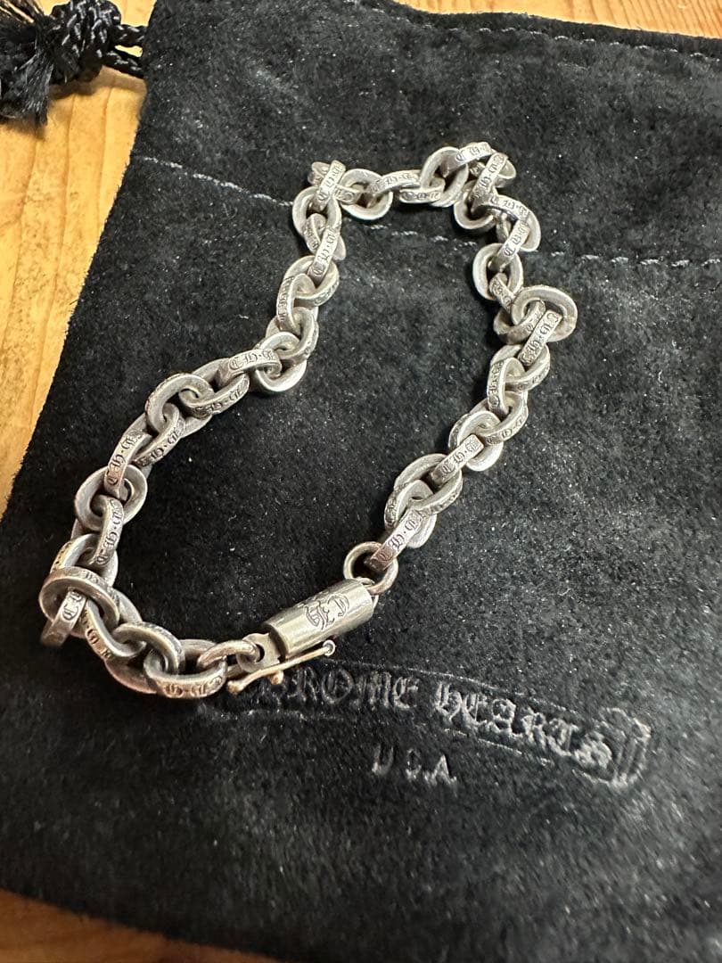 クロムハーツ ペーパーチェーンブレスレット正規品