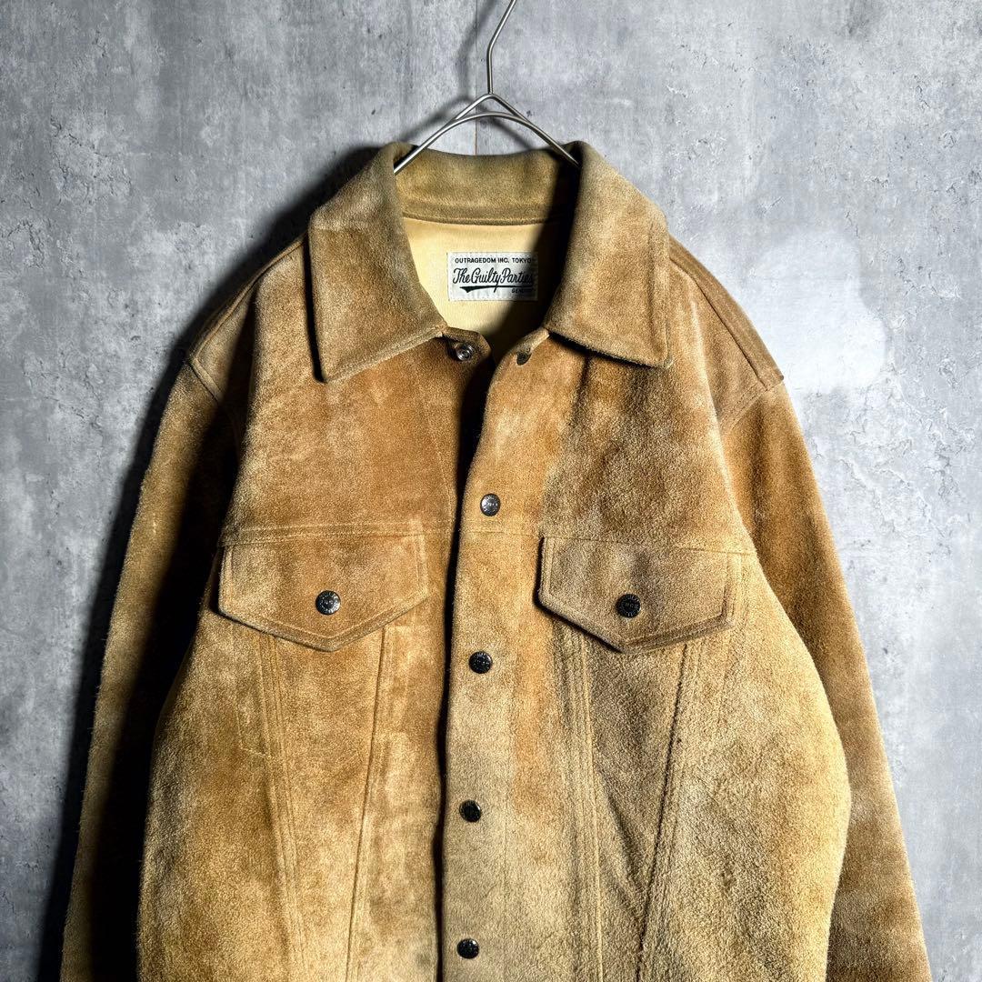 ⭐️希少⭐️ワコマリア スウェードトラッカージャケット 日本製 L〜XL相当 非売品