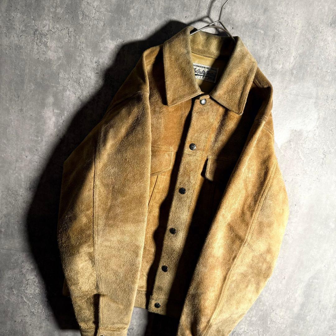 ⭐️希少⭐️ワコマリア スウェードトラッカージャケット 日本製 L〜XL相当 非売品