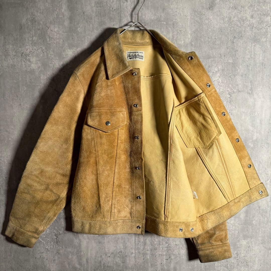 ⭐️希少⭐️ワコマリア スウェードトラッカージャケット 日本製 L〜XL相当 非売品