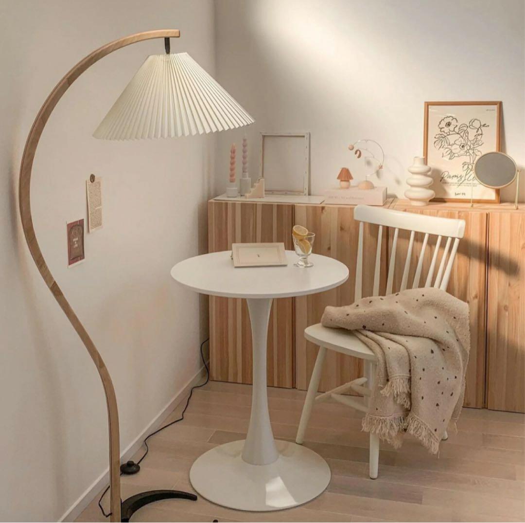 VeroMan フロアランプ アーチ状 無垢材 韓国