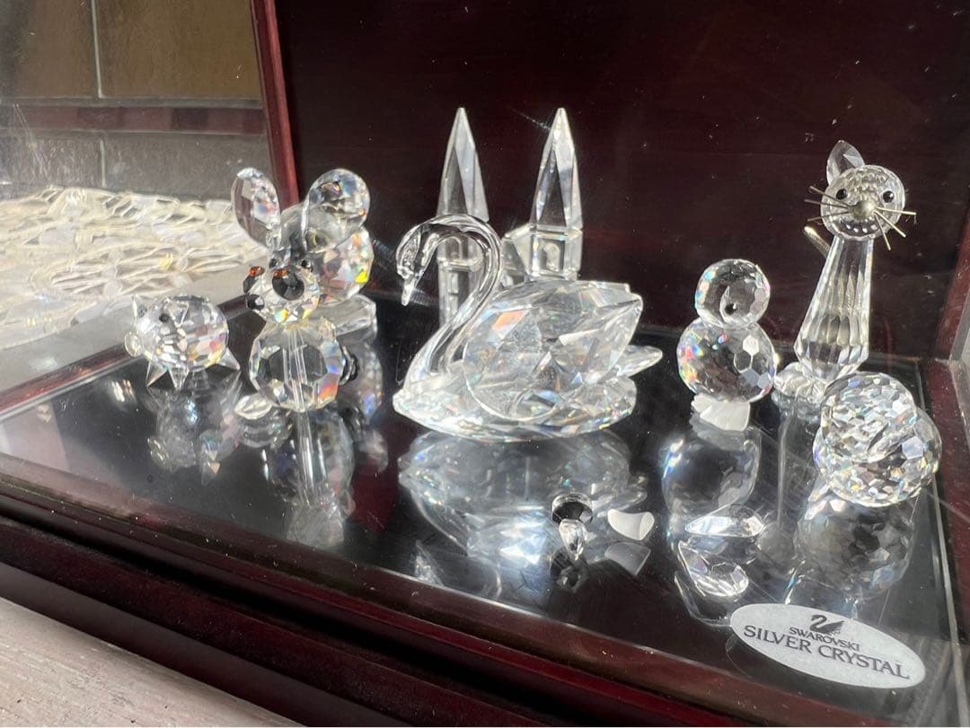 スワロフスキー ケース セット 置物 インテリア