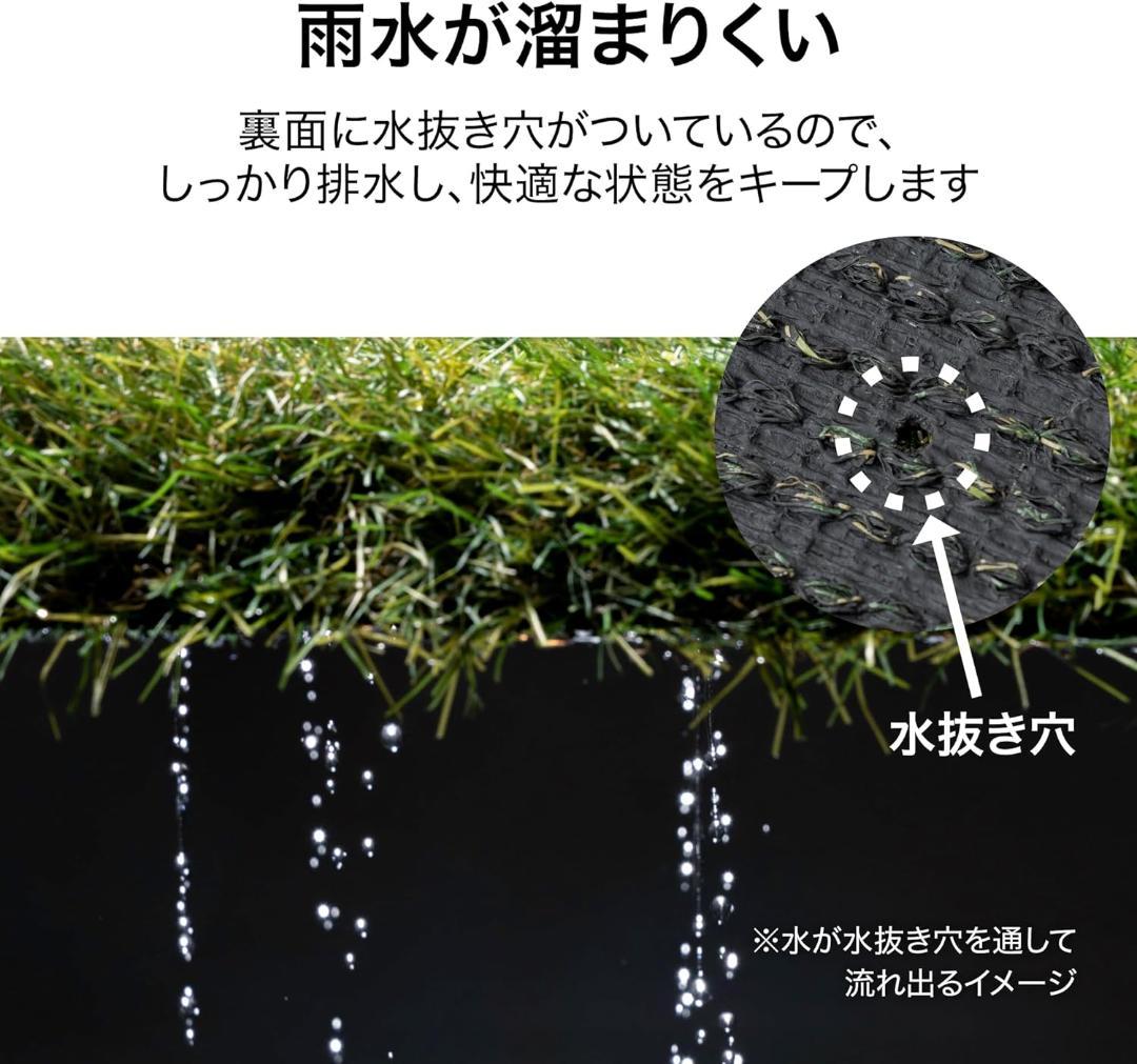 新品⭐️あこがれの芝がある庭に！　タカショー リアル人工芝 1×10m 芝丈3㎝