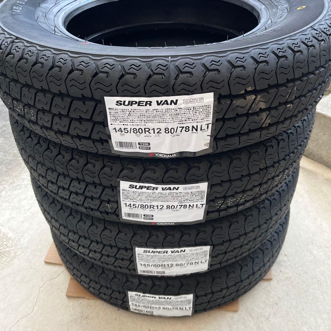 タイヤ・ホイール YOKOHAMA SUPER VAN 356 145/80R12 80/78N