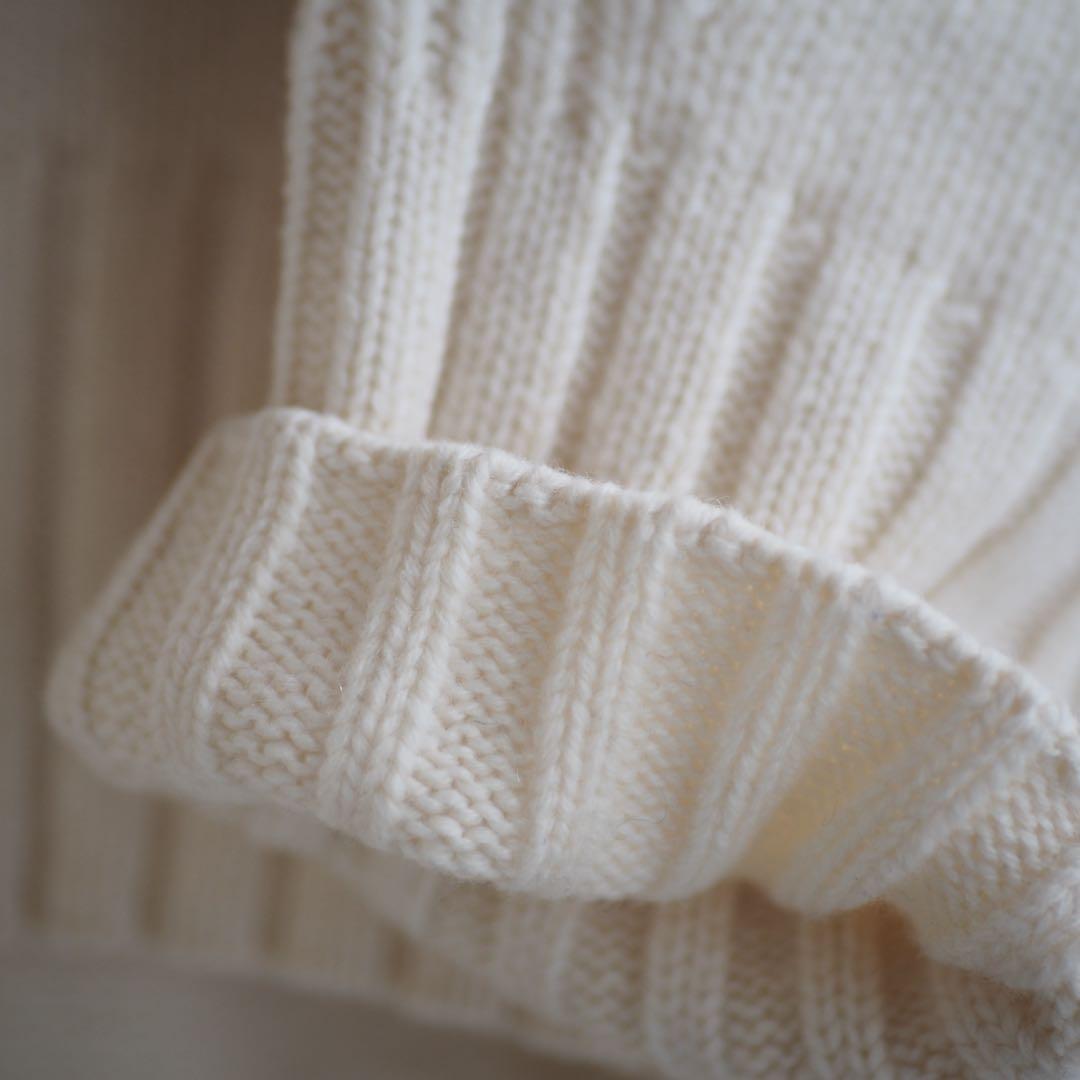 【美品✨】MACPHEE ラムカシミヤ クルーネック ニット トゥモローランド